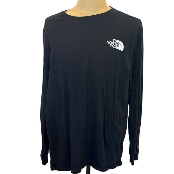 The North Face Other - THE NORTH FACE Black Logo Long Sleeve Tee T-Shirt Top Men XL Camping